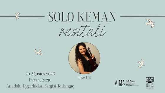 İmge Tilif ile Bach Solo Keman Resitali