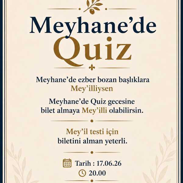Meyhane’de Quiz