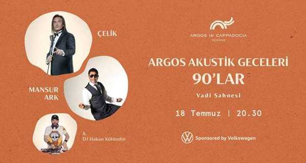 Çelik & Mansur Ark & DJ Hakan Küfündür: Argos Akustik Geceleri 90’lar