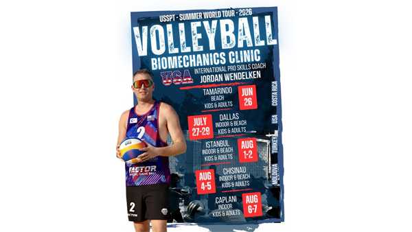 USSPT - Yaz Dünya Turu Voleybol Biyomekanik Eğitimi - Yıldızlar ve Gençler Kategorisi & Beach Voleybolu