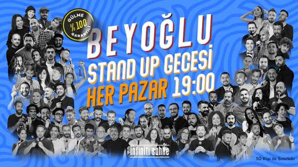 Stand Up Taksim - Beyoğlu Gecesi Pazar 19:00