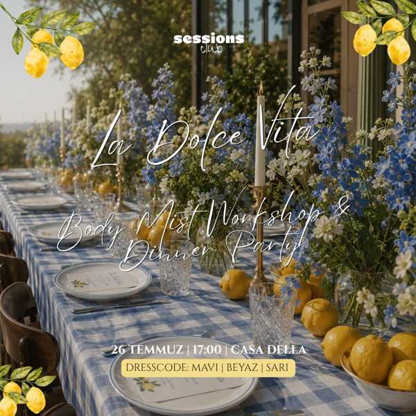 La Dolce Vita Dinner & Body Mist Workshop