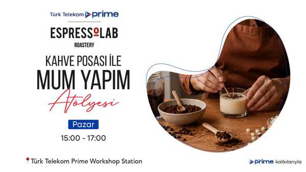 Kahve Posası ile Mum Yapım Atölyesi