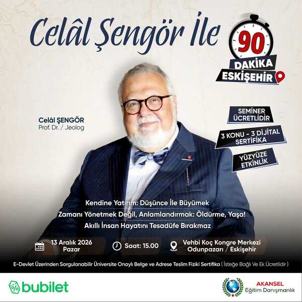 Celal Şengör ile 90 Dakika - Eskişehir