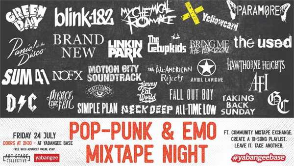 Pop-Punk & Emo Mixtape Night