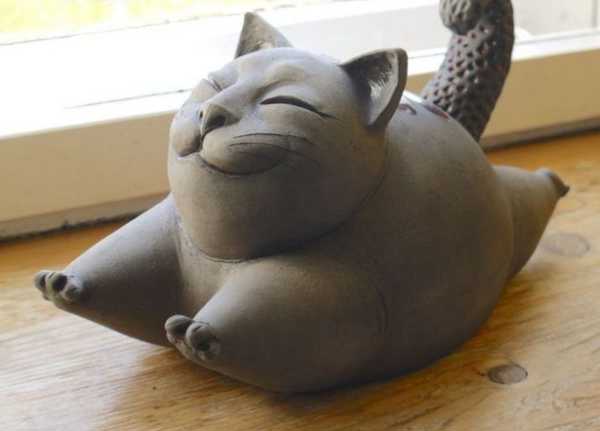 Heykel: Şişman Kedi
