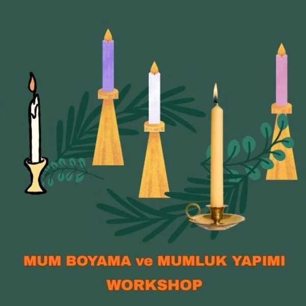 Auroray Art İle Mum Boyama ve Mumluk Workshop