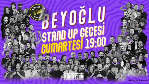 Stand Up Taksim - Beyoğlu Gecesi Cumartesi 19:00