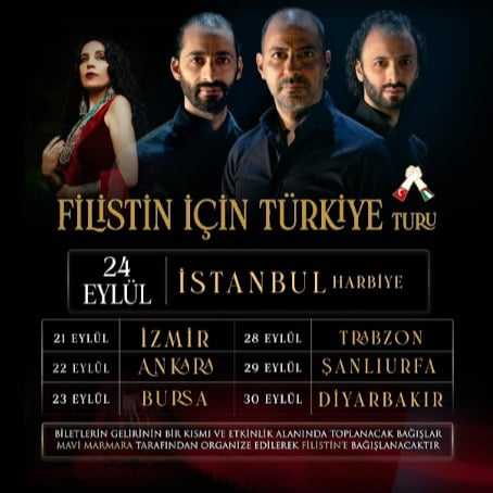 Uluslararası Filistin Dayanışma Gecesi – Le Trio Joubran & Azam Ali