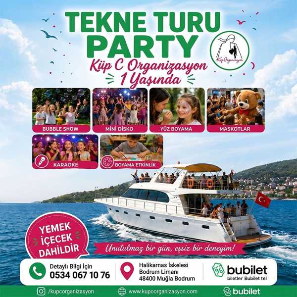 Bodrum Çocuk & Aile Tekne Turu Partisi