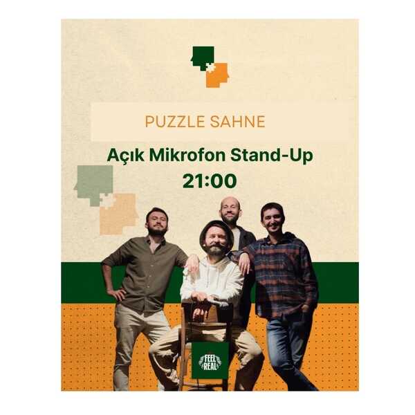 Açık Mikrofon Stand Up - Pazar | Puzzle Social House