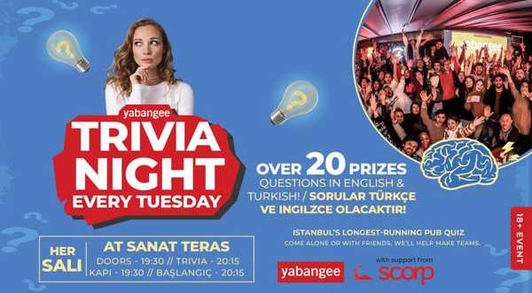 Trivia Night - Temmuz Etkinlikleri