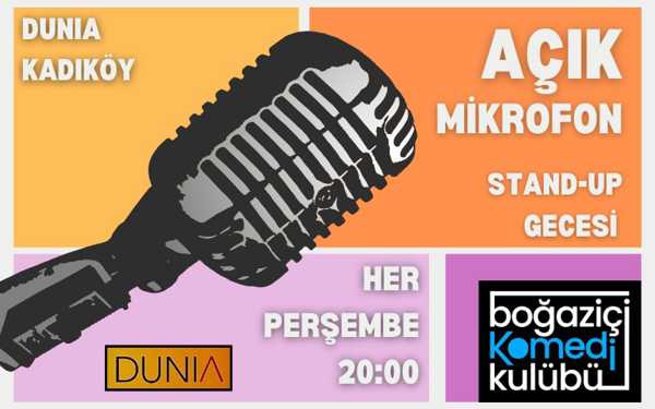 Boğaziçi Komedi Kulübü - Kadıköy Açık Mikrofon Stand-up