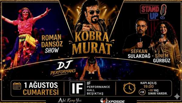 Kobra Murat Live: Stand Up & DJ Performans