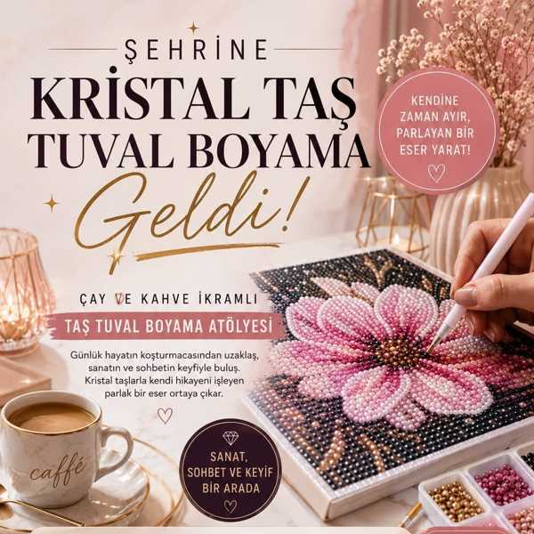 Auroray Art İle Taş Tuval Boyama
