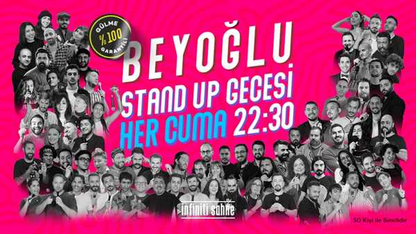 Stand Up Taksim - Beyoğlu Gecesi Cuma 22:30