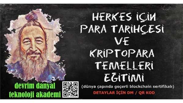 ONLINE SERTİFİKALI - Herkes İçin Para Tarihçesi ve Kripto Para Temelleri Eğitimi - 26 Ağustos