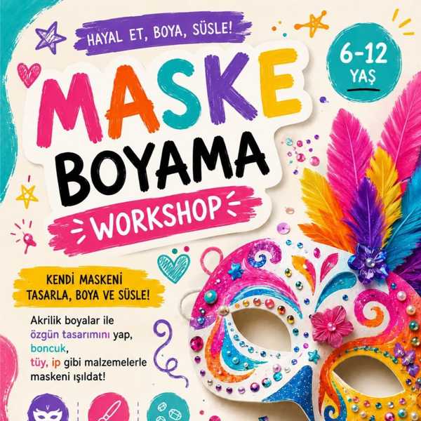 Maske Boyama Atölyesi