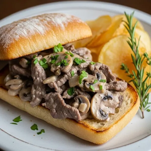 Beef Strogonof Sandwich Workshop