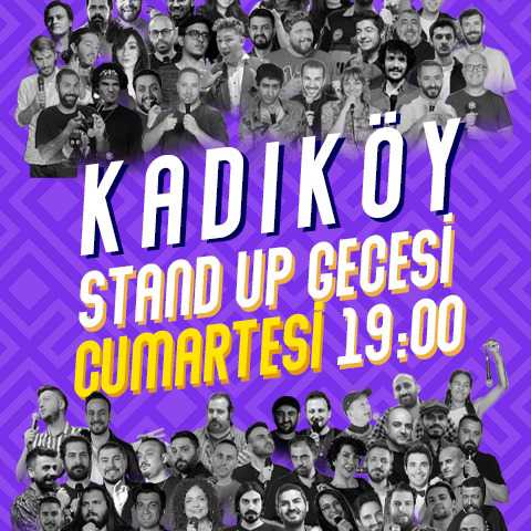 Kadıköy Stand up Gecesi Cumartesi 19:00