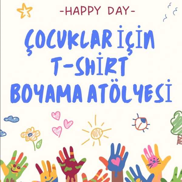 Auroray Art İle Çocuklar İçin T-Shirt Boyama Workshop