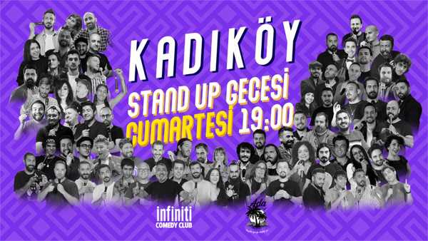 Kadıköy Stand up Gecesi Cumartesi 19:00