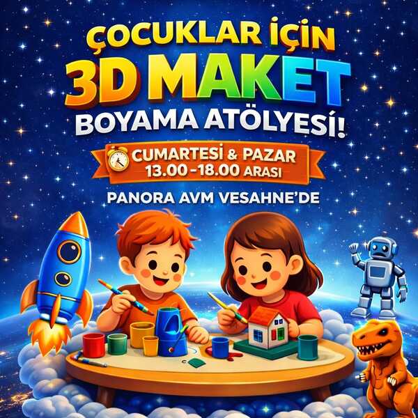 3D Maket Boyama Atölyesi