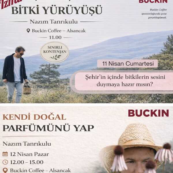 Şehir İçi Bitki Yürüyüşü ve Doğal Parfüm Workshop