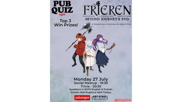 Pub Quiz on Frieren: Beyond Journey's End - Questions in English and Turkish