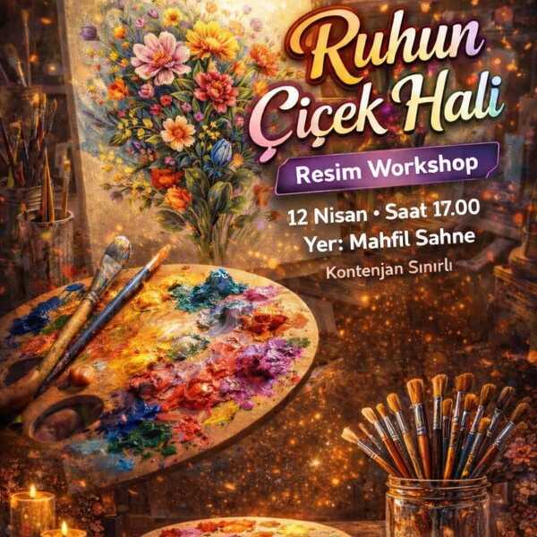 Ruhun Çiçek Hali Resim Atölyesi